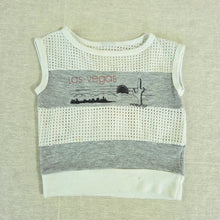 Load image into Gallery viewer, Vintage Las Vegas Mesh Striped Tank Top 9-12 months
