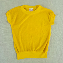 Load image into Gallery viewer, Vintage Yellow Terrycloth Top 4t/5t
