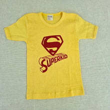 Load image into Gallery viewer, Vintage Superkid Yellow Cotton Tee 5t
