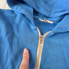 Load image into Gallery viewer, Vintage Blue Zip-up Hoodie 18-24 months
