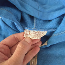 Load image into Gallery viewer, Vintage Blue Zip-up Hoodie 18-24 months
