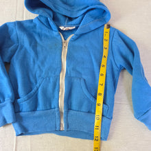 Load image into Gallery viewer, Vintage Blue Zip-up Hoodie 18-24 months
