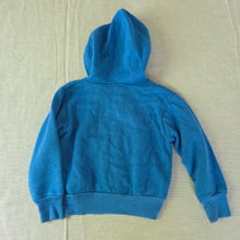 Load image into Gallery viewer, Vintage Blue Zip-up Hoodie 18-24 months
