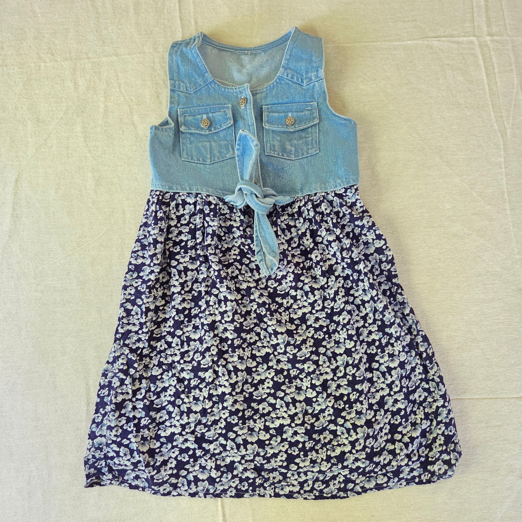 5t denim dress Aztec Denim Dress (2T-5T) 5T