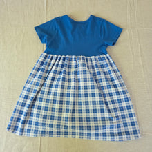 Load image into Gallery viewer, Vintage Flower Gingham Dress kids 6
