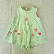 Load image into Gallery viewer, Y2k Carter's Flower Flowy Cotton Romper 12 months
