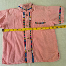 Load image into Gallery viewer, Mexican Pink Cotton Shirt 3t
