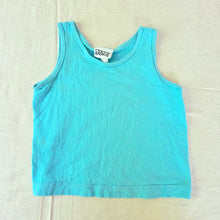 Load image into Gallery viewer, Vintage Blue Cotton Tank Top 3t
