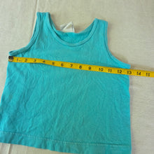 Load image into Gallery viewer, Vintage Blue Cotton Tank Top 3t
