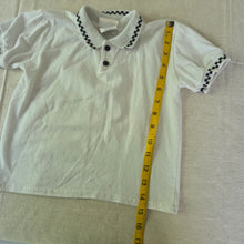 Load image into Gallery viewer, Vintage Checkered Trim Polo Shirt 4t
