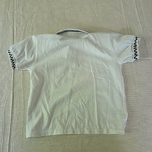 Load image into Gallery viewer, Vintage Checkered Trim Polo Shirt 4t
