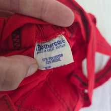 Load image into Gallery viewer, Vintage Red Shortalls 9-12 months
