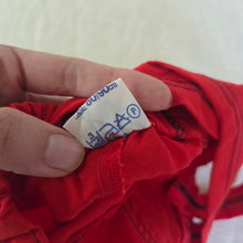 Load image into Gallery viewer, Vintage Red Shortalls 9-12 months
