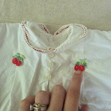 Load image into Gallery viewer, Vintage Cherries Top 0-3 months

