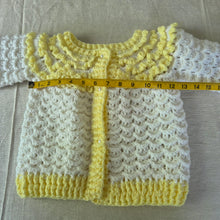 Load image into Gallery viewer, Vintage Yellow Chunky Knit Cardigan 3t
