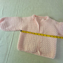 Load image into Gallery viewer, Vintage Shimmery Pink Chunky Cardigan 18 months
