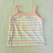 Load image into Gallery viewer, Vintage Girly Striped Cami 12 months
