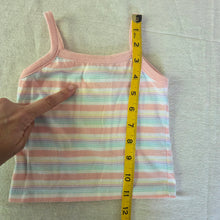 Load image into Gallery viewer, Vintage Girly Striped Cami 12 months
