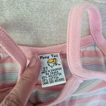Load image into Gallery viewer, Vintage Girly Striped Cami 12 months
