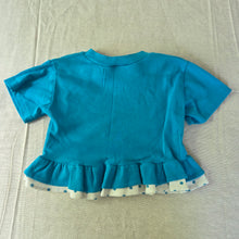 Load image into Gallery viewer, Vintage Blue Ruffled Shirt 4t
