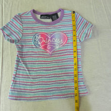 Load image into Gallery viewer, Y2k Princess Striped Cotton Shirt 5t
