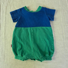 Load image into Gallery viewer, Vintage Cookie Monster Baseball Romper 3-6 months
