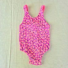 Load image into Gallery viewer, Vintage Pink Floral Swimsuit 18-24 months
