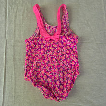 Load image into Gallery viewer, Vintage Pink Floral Swimsuit 18-24 months

