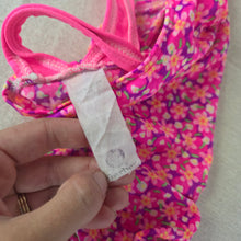 Load image into Gallery viewer, Vintage Pink Floral Swimsuit 18-24 months
