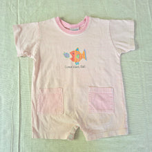 Load image into Gallery viewer, Vintage Cayman Islands Pink Cotton Romper 9-12 months
