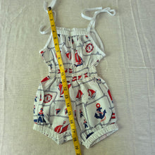 Load image into Gallery viewer, Vintage Nautical Girly Romper 18-24 months
