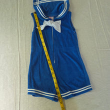 Load image into Gallery viewer, Vintage Sailor Terrycloth Romper 3t/4t
