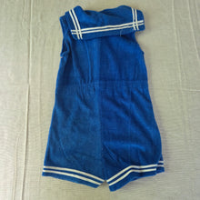 Load image into Gallery viewer, Vintage Sailor Terrycloth Romper 3t/4t

