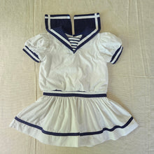 Load image into Gallery viewer, Vintage Pretty Sailor Dress 2t
