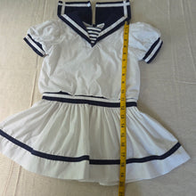 Load image into Gallery viewer, Vintage Pretty Sailor Dress 2t
