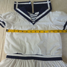 Load image into Gallery viewer, Vintage Pretty Sailor Dress 2t
