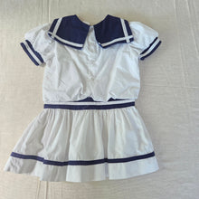 Load image into Gallery viewer, Vintage Pretty Sailor Dress 2t
