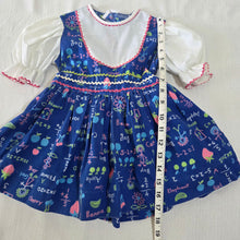 Load image into Gallery viewer, Vintage Math Fruit Dress 2t/3t
