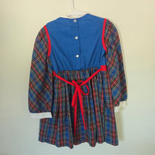 Load image into Gallery viewer, Vintage ABC Plaid Long Sleeve Dress 5t

