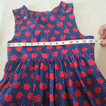 Load image into Gallery viewer, Vintage Apple Sleeveless Dress kids 6/7
