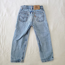Load image into Gallery viewer, Vintage Levi's 550 Fit Jeans Orange Tab 4t/5t
