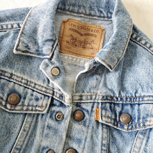 Load image into Gallery viewer, Vintage Levi's Trucker Jean Jacket Orange Tab 2t
