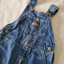 Load image into Gallery viewer, Vintage 70s/80s Oshkosh Denim Overalls 3t
