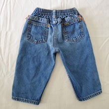 Load image into Gallery viewer, Vintage Oshkosh Fringe Jeans 12 months

