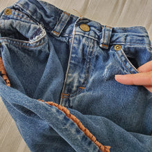 Load image into Gallery viewer, Vintage Oshkosh Fringe Jeans 12 months
