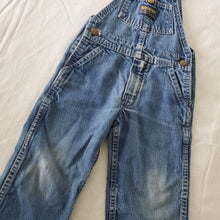 Load image into Gallery viewer, Vintage 80s Oshkosh Denim Overalls 2t
