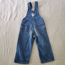 Load image into Gallery viewer, Vintage 80s Oshkosh Denim Overalls 2t
