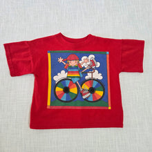 Load image into Gallery viewer, Vintage Zoodles Rainbow Bike Tee 2t

