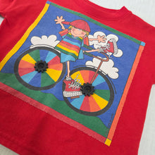 Load image into Gallery viewer, Vintage Zoodles Rainbow Bike Tee 2t
