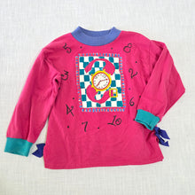 Load image into Gallery viewer, Vintage Clock Girly Long Sleeve 5t/6
